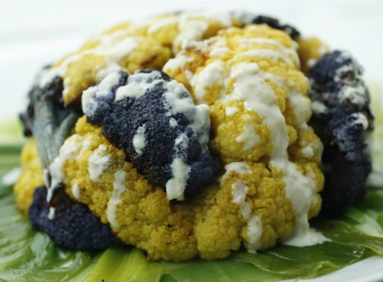 Cauliflower with Tarator Sauce 